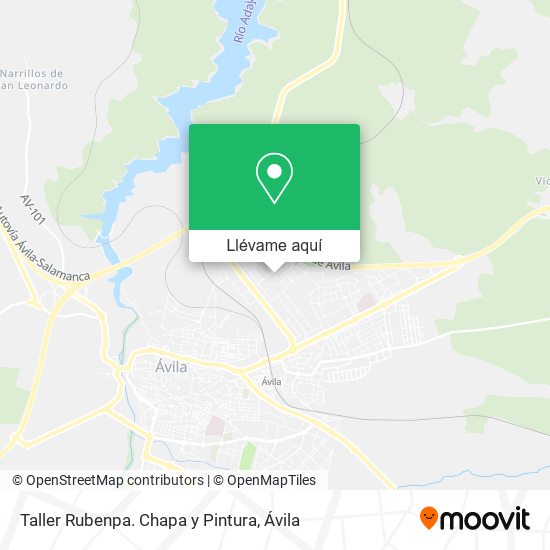 Mapa Taller Rubenpa. Chapa y Pintura
