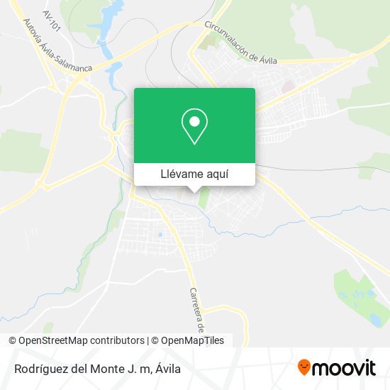 Mapa Rodríguez del Monte J. m