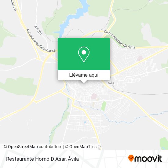 Mapa Restaurante Horno D Asar
