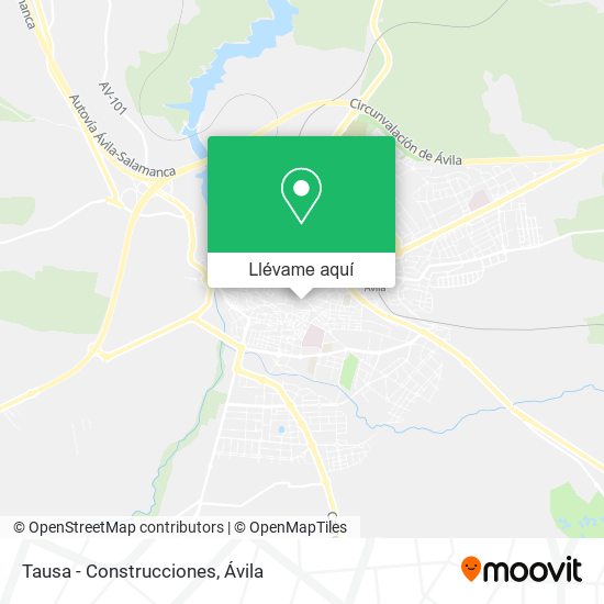 Mapa Tausa - Construcciones