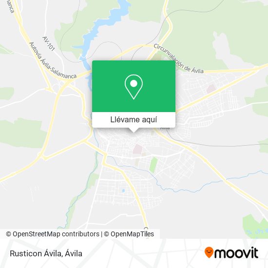 Mapa Rusticon Ávila