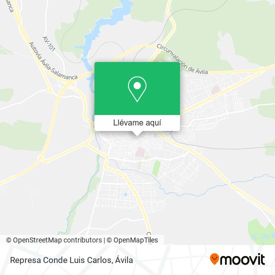 Mapa Represa Conde Luis Carlos