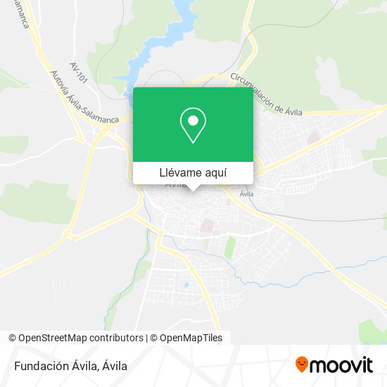 Mapa Fundación Ávila