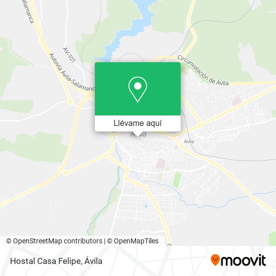 Mapa Hostal Casa Felipe