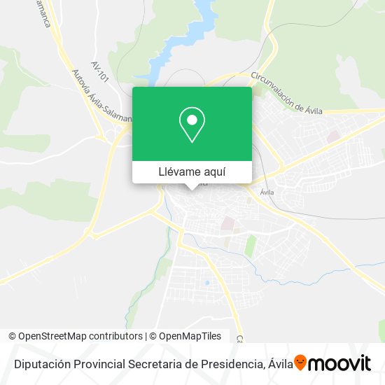 Mapa Diputación Provincial Secretaria de Presidencia