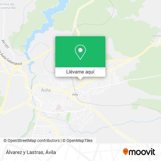 Mapa Álvarez y Lastras
