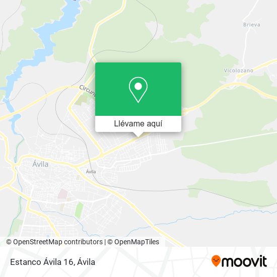 Mapa Estanco Ávila 16