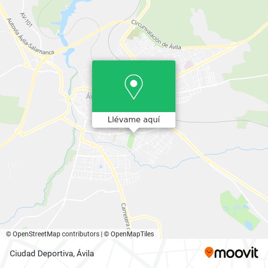 Mapa Ciudad Deportiva