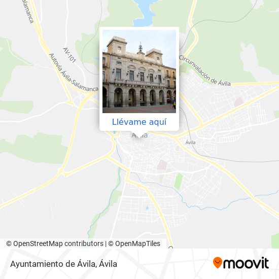 Mapa Ayuntamiento de Ávila