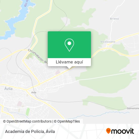 Mapa Academia de Policía