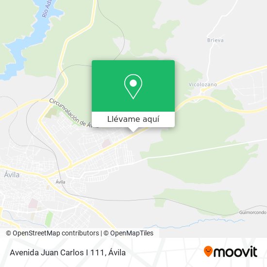 Mapa Avenida Juan Carlos I 111