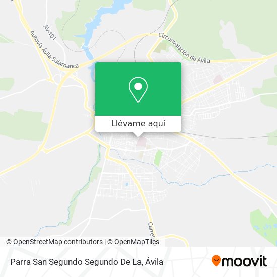 Mapa Parra San Segundo Segundo De La