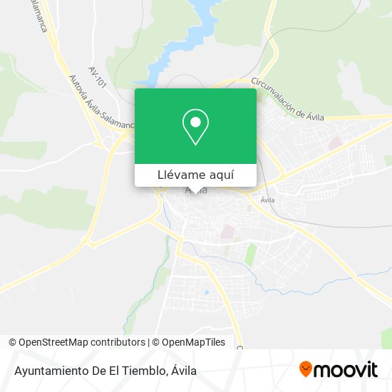 Mapa Ayuntamiento De El Tiemblo
