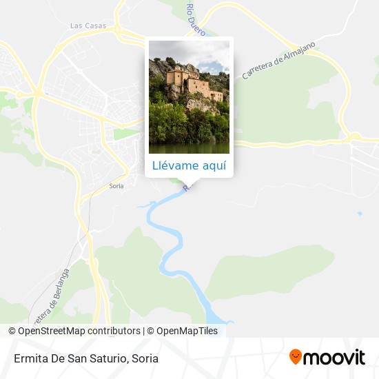 Mapa Ermita De San Saturio