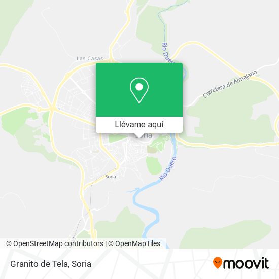 Mapa Granito de Tela