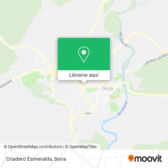 Mapa Criadero Esmeralda