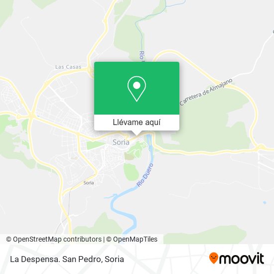 Mapa La Despensa. San Pedro