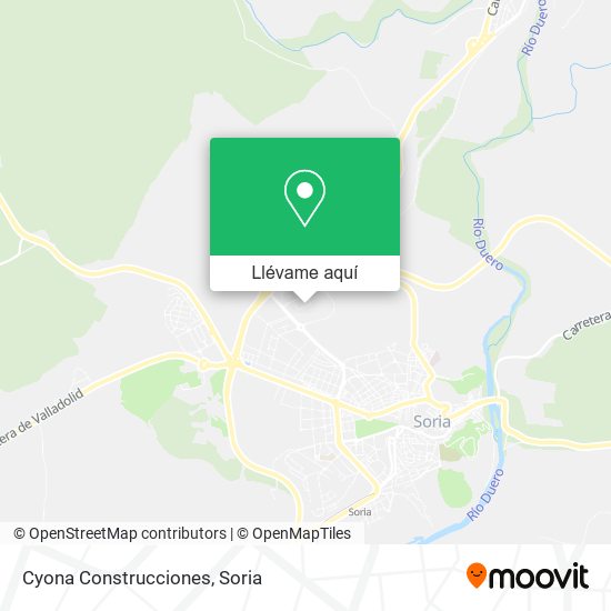 Mapa Cyona Construcciones