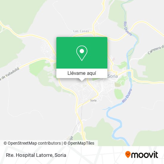 Mapa Rte. Hospital Latorre