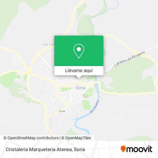 Mapa Cristaleria Marqueteria Atenea