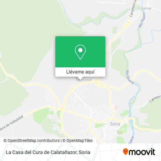 Mapa La Casa del Cura de Calatañazor