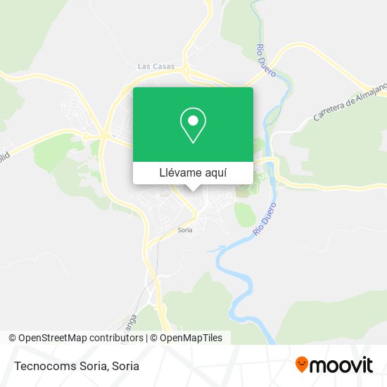 Mapa Tecnocoms Soria