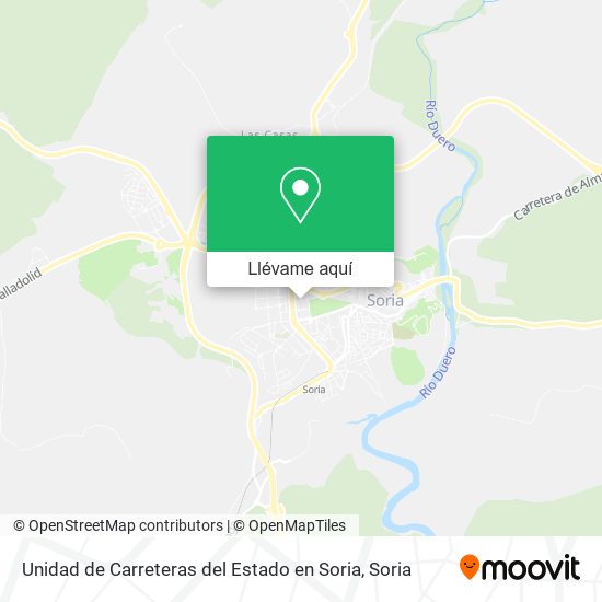 Mapa Unidad de Carreteras del Estado en Soria