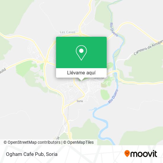Mapa Ogham Cafe Pub