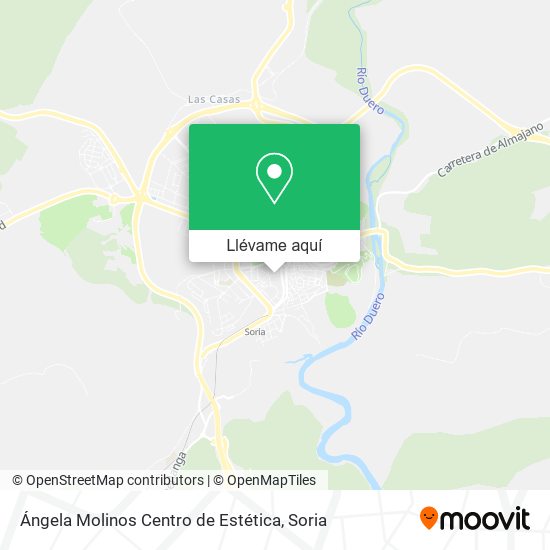 Mapa Ángela Molinos Centro de Estética