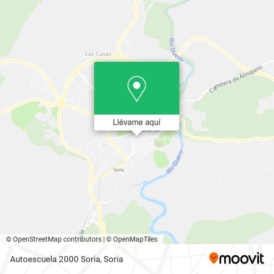Mapa Autoescuela 2000 Soria