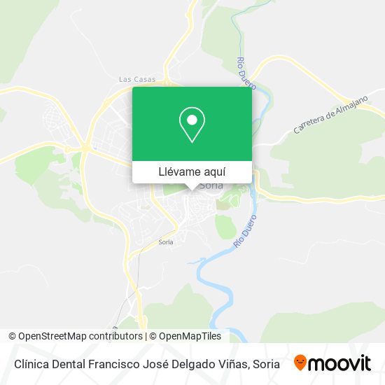 Mapa Clínica Dental Francisco José Delgado Viñas