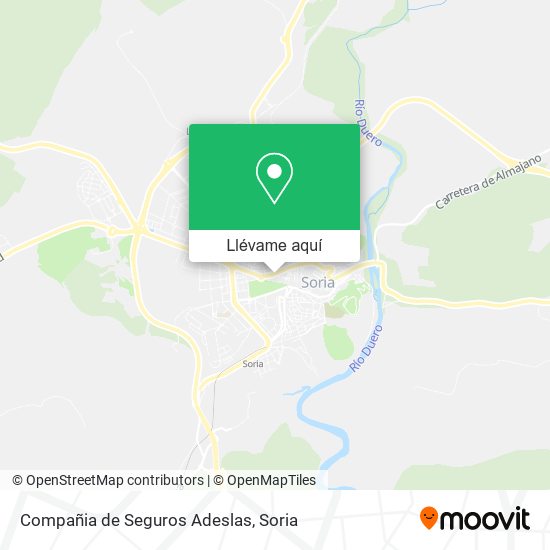 Mapa Compañia de Seguros Adeslas