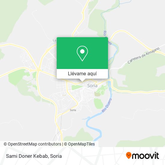Mapa Sami Doner Kebab