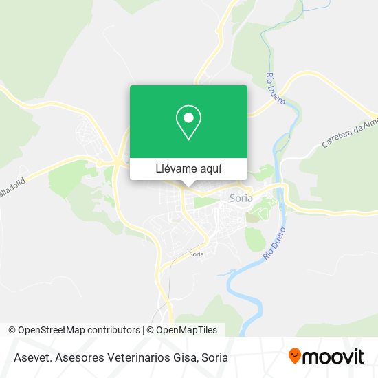 Mapa Asevet. Asesores Veterinarios Gisa