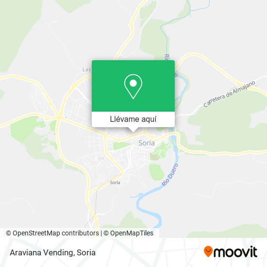 Mapa Araviana Vending