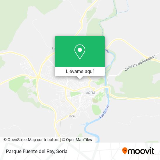 Mapa Parque Fuente del Rey