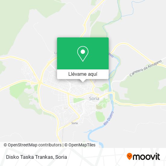 Mapa Disko Taska Trankas