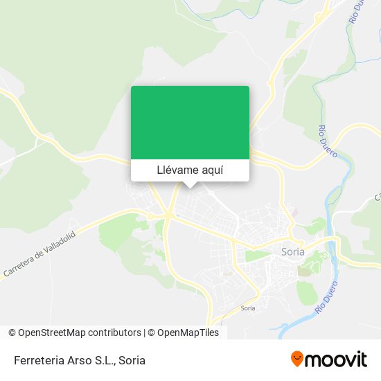 Mapa Ferreteria Arso S.L.