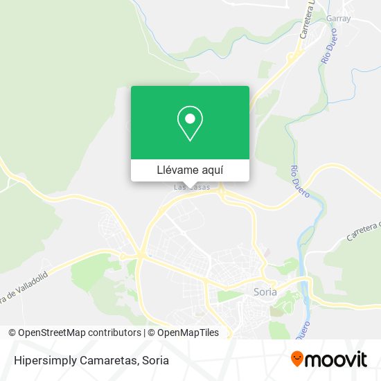 Mapa Hipersimply Camaretas