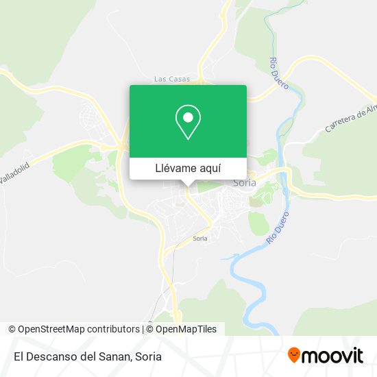 Mapa El Descanso del Sanan
