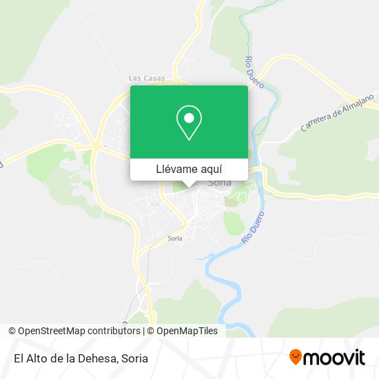 Mapa El Alto de la Dehesa
