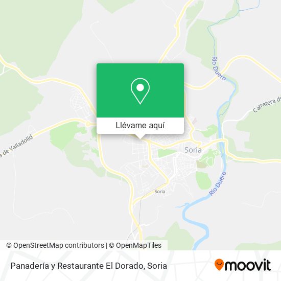 Mapa Panadería y Restaurante El Dorado