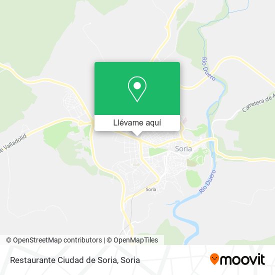 Mapa Restaurante Ciudad de Soria