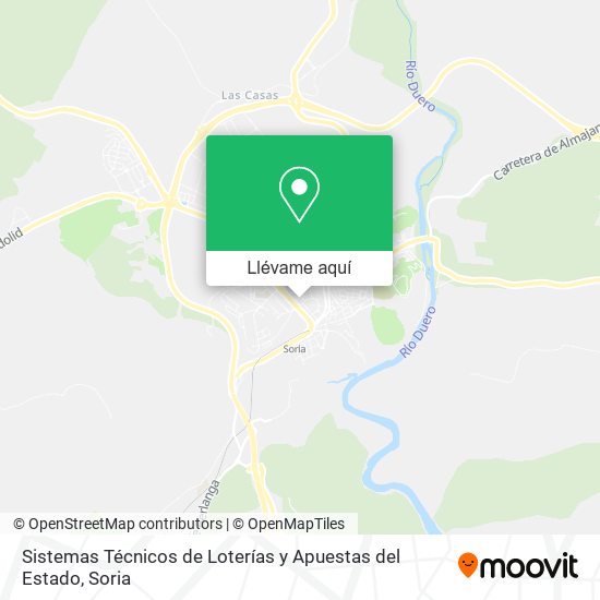 Mapa Sistemas Técnicos de Loterías y Apuestas del Estado