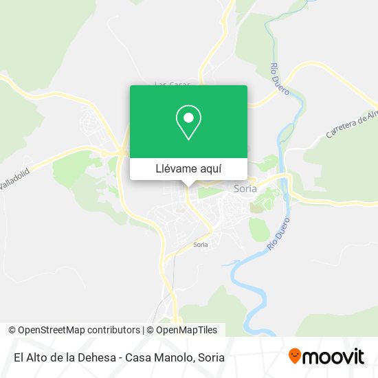 Mapa El Alto de la Dehesa - Casa Manolo