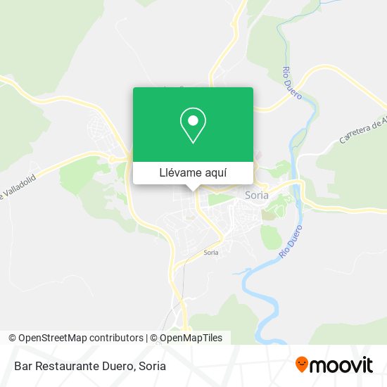 Mapa Bar Restaurante Duero
