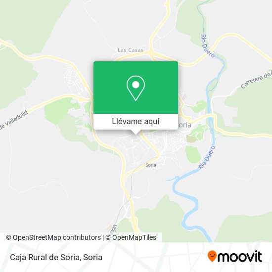 Mapa Caja Rural de Soria