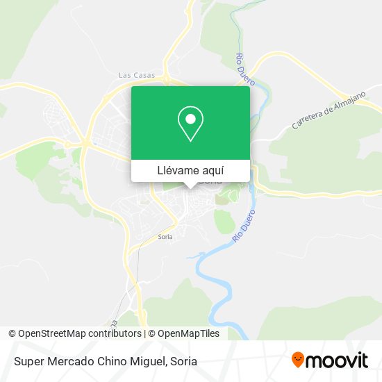Mapa Super Mercado Chino Miguel
