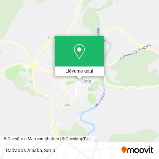 Mapa Calzados Alaska
