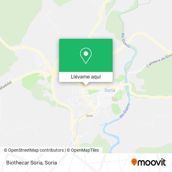 Mapa Biothecar Soria